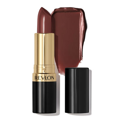 Picture of Revlon Super Lustrous Lipstick, High Impact Lipcolor with Moisturizing Creamy Formula, Infused with Vitamin E and Avocado Oil in Berries, Rumberry (804) 0.15 oz