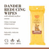 Picture of Burt's Bees for Pets Cat Naturally Derived Dander Reducing Wipes - Kitten and Cat Wipes for Grooming, 50 Count - Cruelty Free, Formulated without Sulfates and Parabens, Made in the USA