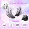 Picture of Winifred Cluster Eyelash Extensions Fluffy Wispy Lash Clusters Thick Volume Individual Lashes 50D Lash Extension D Curl Eyelash Clusters 16mm DIY Faux Mink Eyelash Extension (240pcs)