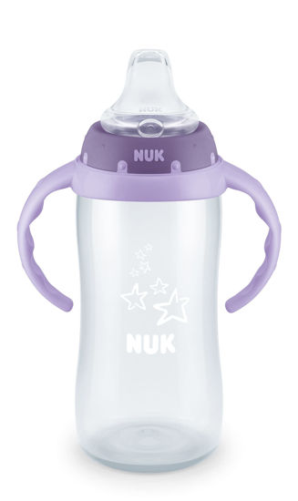 Picture of NUK Large Learner Tritan Cup, 10 oz, 8+ Months - BPA Free, Spill Proof Sippy Cup