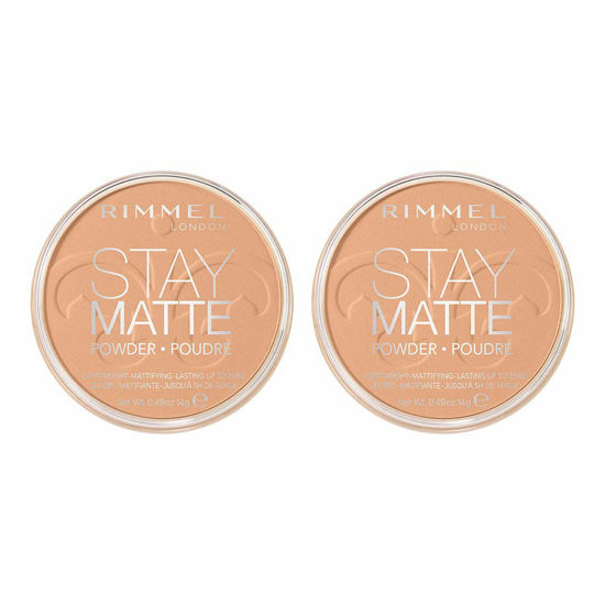 Picture of Rimmel Stay Matte Pressed Powder, 016 deep Beige, 0.49 Ounce (Pack of 2), Deep Beige