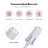 Picture of MelodySusie Crystal Top Mandrel Bit for Nails, 3/32'' Easy Off Nail Drill Bits for Sanding Bands, Suitable for Acrylic Nails Gel Manicures and Pedicures, White