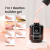 Picture of Beetles Builder Gel for Nails, 5 in 1 Builder Strengthener Gel Nude Color Jelly Gel Beige Gel Building Extension Nail Gel Cover Gel Nail Salon DIY Manicure Nail Art Design for Women