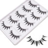 Picture of Veleasha Lashes 5D Faux Mink Lashes 100% Handmade Luxurious Fake Eyelashes Lightweight Fluffy False Eyelashes 5 Pairs Pack (Demon)