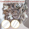 Picture of 330 Count U Shaped Silver Hair Pins for Buns, YINGFENG 2.4inch Bun Pins Silver Hair Pins for Women with Storage Box for Updos French Twists