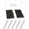 Picture of 330 Count U Shaped Hair Pins for Buns, YINGFENG 2.4 inch Bun Pins Black Hair Pins for Women Girls with Storage Box, Hair Accessories for All Hair Types