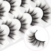 Picture of Veleasha Lashes Cat Eye Lashes Faux Mink Lashes 100% Handmade Natural Look Fake Eyelashes Lightweight Fluffy False Eyelashes 5 Pairs Pack (54)