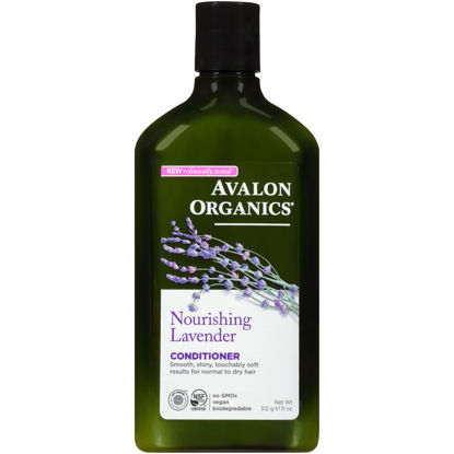 Picture of Avalon Organics Revitalizing Lavender Conditioner, For Smooth, Shiny, Touchably Soft Hair For Normal To Dry Hair, 11 Fluid Ounces