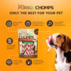 Picture of Pork Chomps Baked Pork Skin Dog Chews, 5-inch Mini Twists, Pepperoni Flavor Wrap, 30 Count