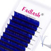 Picture of L Curl Lash Extensions Easy Fan Volume Lashes Mix Colored Lash Extensions Flowering Blue Eyelash Extensions Self Fanning Eyelash Extensions (Blue-0.07L-15-20mm)