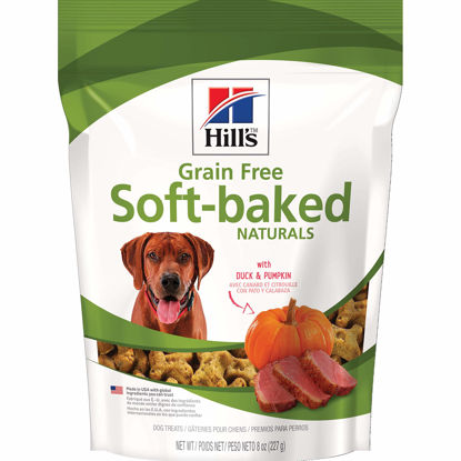 Picture of Hill's Grain Free Soft Baked Naturals, All Life Stages, Great Taste, Dog Treats, Duck & Pumpkin , 8 oz Bag