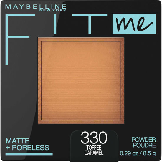 Picture of Maybelline Fit Me Matte + Poreless Pressed Face Powder Makeup & Setting Powder, Toffee, 1 Count