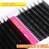 Picture of TDANCE Lash Clusters DIY Eyelash Extensions 280 Pcs 40D+50D Cluster Lashes C D Curl Individual Lashes Cluster Reusable Soft & Comfortable DIY Lash Extensions at Home(40D+50D,C Curl,16-20mm)