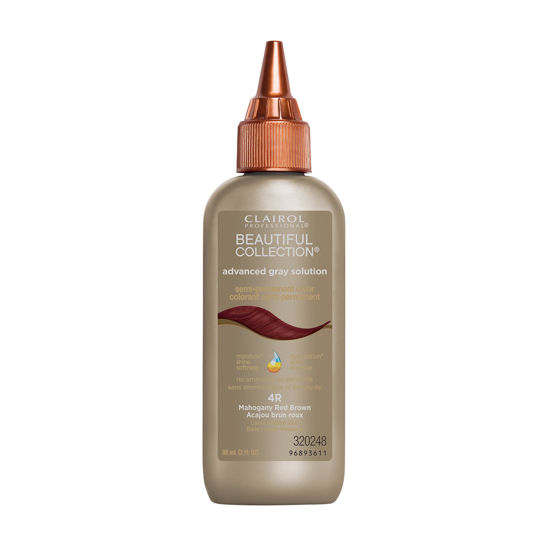 Picture of Clairol Professional Beautiful Advanced Gray Solutions 4r Mahogany Red Brown, 3 oz