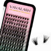 Picture of VAVALASH 120 PCS Individual Cluster Lashes Extensions DIY Eyelash Extension 10D 20D 30D 40D 50D Light and Soft False Lash Clusters Easy Full Lash Extensions DIY at Home (Cluster-30D-D-8-16mm Mix)