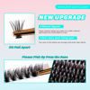 Picture of VAVALASH 120 PCS Individual Cluster Lashes Extensions DIY Eyelash Extension 10D 20D 30D 40D 50D Light and Soft False Lash Clusters Easy Full Lash Extensions DIY at Home (Cluster-40D-C-8-16mm Mix)