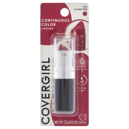 Picture of COVERGIRL Continuous Color Lipstick Classic Red 435, .13 oz (packaging may vary)