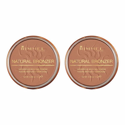 Picture of Rimmel Rimmel Natural - 022 Sun Bronze, Bronzer, Matte Finish, 0.49oz, 2 Count (Pack of 1)