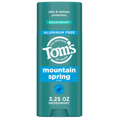 Picture of Tom’s of Maine Mountain Spring Natural Deodorant for Men and Women, Aluminum Free, 3.25 oz