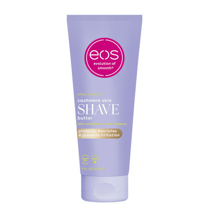 Picture of eos Cashmere Skin Collection Shave Butter- Vanilla Cashmere Scented, Non-Foaming Shave Cream, 7 fl oz