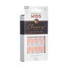 Picture of KISS Classy Press On Nails, 'Simple Enough', Nude, Short Size, Squoval Shape, Includes 28 Fake Nails, 2g Pink Gel Nail Glue, Manicure Stick, Mini file