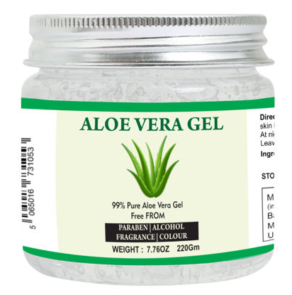 Picture of Raslok Aloe Vera Gel | 100% Pure Natural Aloe Gel | For Moisturizing Face Skin & Hair Care,Durable Moisturizing Hydrating Soothing | Non-Sticky (7.76 oz)