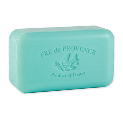 Picture of Pre de Provence Artisanal Soap Bar, Natural French Skincare, Enriched with Organic Shea Butter, Quad Milled for Rich, Smooth & Moisturizing Lather, Jade Vine, 5.3 Ounce