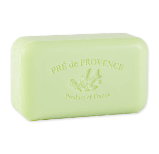 Picture of Pre de Provence Artisanal Soap Bar, Natural French Skincare, Enriched with Organic Shea Butter, Quad Milled for Rich, Smooth & Moisturizing Lather, Cucumber, 5.3 Ounce