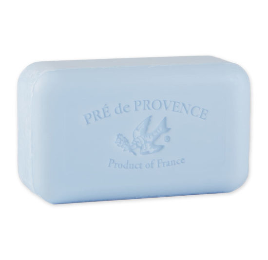 Picture of Pre de Provence Artisanal Soap Bar, Natural French Skincare, Enriched with Organic Shea Butter, Quad Milled for Rich, Smooth & Moisturizing Lather, Ocean Air, 5.3 Ounce