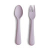 Picture of mushie Flatware Fork and Spoon Set For Kids | Made in Denmark (Soft Lilac)