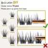 Picture of B&Qaugen Lash Clusters MIX 4 Styles 10-18MIX 396 Individual Lashes DIY Eyelashes Extension 10-18 Mix Eyelash Clusters 3D Fluffy Cluster Lashes Extension at Home(DP01,10-18MIX)