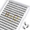 Picture of 280 Lash Clusters Manga Individual B&Q DIY False Eyelash Extensions at Home (30D-0.07D,14mm)