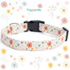 Picture of Faygarsle Cotton Designer Dogs Collar Cute Flower Dog Collars for Girl Female Small Medium Large Dogs with Flower Charms XS