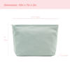 Picture of PAZIMIIK Makeup Bags for Purse Zipper Cosmetic Pouch Large Travel Canvas Make Up Organizer Tool Pouch for Women and Girls,Canvas Sea Green