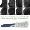 Picture of BESTOOL Detangling Brush for Curly and Natural Black Hair, Afro 3/4abc Texture, Faster and Easier Detangling of Wet or Dry Hair with No Pain (Blue)