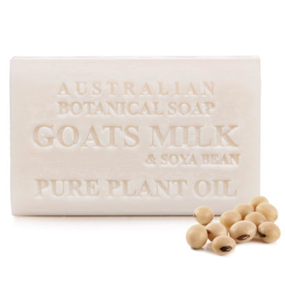 Picture of Australian Botanical Soap 6.8 oz, Pack of 1 Goat Milk Soap Bars with Soya Bean Oil, Organic Shea Butter, Natural Soap Base for All Skin Types