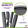 Picture of Mars Wellness 4 Piece Professional Comb Set Black - USA MADE - Fine Pro Tail Combs, Dresser Hair Comb Styling Comb - Premium Grade for Men and Women - Parting Teasing and Styling