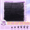 Picture of Winifred Lash Clusters Fluffy Cluster Eyelash Extension Thick Volume Individual Lashes 100D Lash Extension 18mm D Curl Clusters Lashes Mink Lash Cluster DIY Extension Eyelash (180pcs)