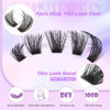 Picture of Winifred Lash Clusters Fluffy Cluster Eyelash Extension Thick Volume Individual Lashes 100D Lash Extension 18mm D Curl Clusters Lashes Mink Lash Cluster DIY Extension Eyelash (180pcs)