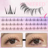 Picture of Winifred Bottom Lash Clusters DIY Bottom Lashes Extension Lower Individual Lashes Manga Wispy Bottom Cluster Lashes Mink Clear Band for Eyelash Extensions