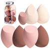 Picture of BS-MALL Makeup Sponge Set for Foundation Concealer Brown Color Pack of 7