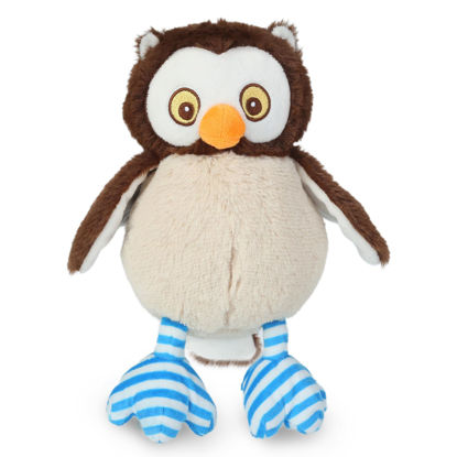 Picture of DODODOLA Dog Toys Stuffed OWL Dog Toy Plush Animals Chew Toy Soft Squeaky Puppy Toys Dog Gift Toys for Small Medium Big Large Dogs Pet