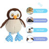 Picture of DODODOLA Dog Toys Stuffed OWL Dog Toy Plush Animals Chew Toy Soft Squeaky Puppy Toys Dog Gift Toys for Small Medium Big Large Dogs Pet