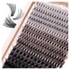 Picture of LASHVIEW 260pcs D Curl Lash Clusters Natural Look Cluster Lashes Extensions Super Thin Band & Soft Lashes Reusable 9-16mm MIX (20D&40D&56D)