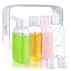 Picture of Cosywell Leakproof Squeeze Bottles Travel Kit - 4pc 3.4 oz TSA Approved for Shampoo, Conditioner and Toiletries