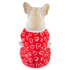 Picture of CuteBone Dog Costumes Valentines Day Cat Clothes Pet Outfits Soft Shirts P202M