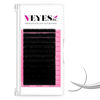 Picture of VEYES INC Classic Volume Lash Extensions 0.03-0.20 J/B/L/C/CC/D/DD Curl 8-25mm Mixed & Single Length Tray, Premium Silk Eyelashes, Professional Supplies for Lash Techs (Matte Black 0.10 D 11mm)