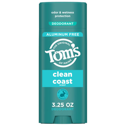 Picture of Tom’s of Maine Clean Coast Natural Deodorant for Men and Women, Aluminum Free, 3.25 oz