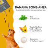 Picture of Shameless Pets Dental Treats for Dogs, Banana Bone-Anza - Healthy Dental Sticks with Hip & Joint Support for Teeth Cleaning & Fresh Breath - Dog Bones Dental Chews Free from Grain, Corn & Soy