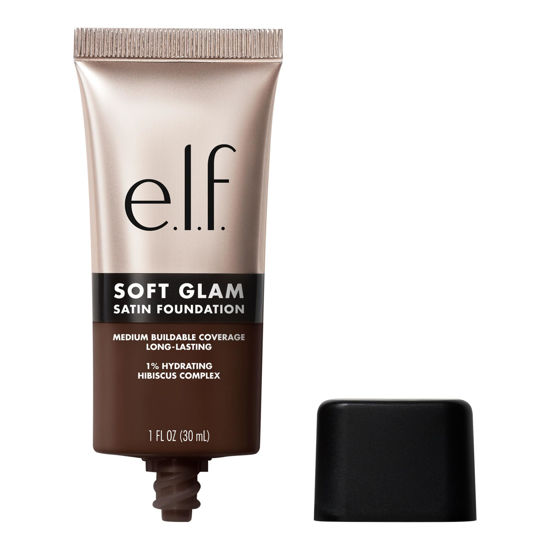 Picture of e.l.f. Soft Glam Foundation, Medium Coverage, Long-Lasting & Buildable Foundation For A Smooth, Satin Finish, Vegan & Cruelty-Free, 65 Rich Neutral